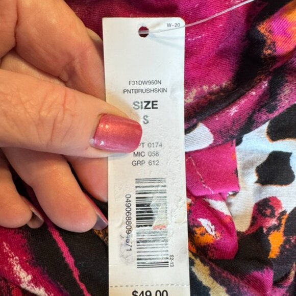 ❤️NWT SPRING/SUMMER ANIMAL PRINT MULTI DRESSSMALL - Picture 7 of 8